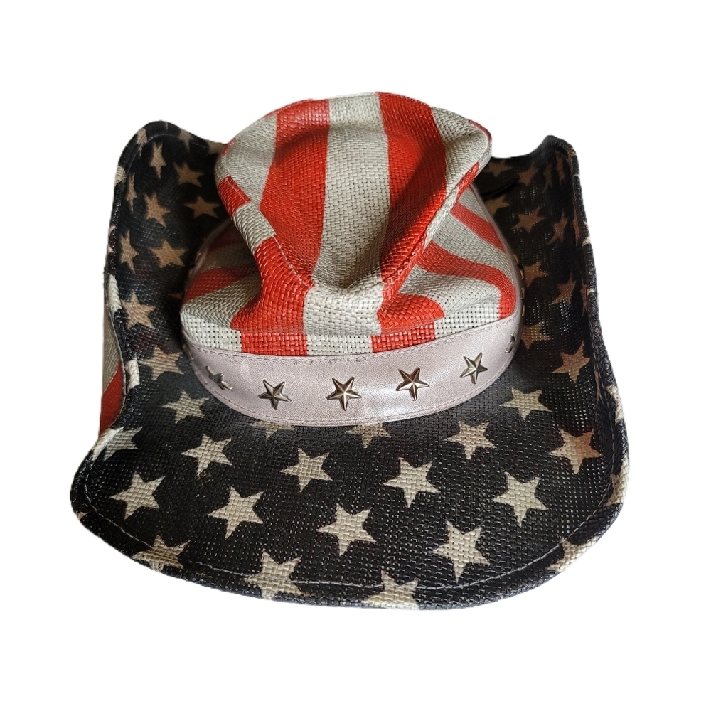 Peter Grimm American Flag Hat Womens Cowboy Hat